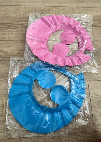 Renkli Baskılı Uzun Rahat bebek banyo şapkası