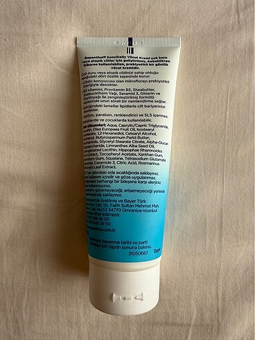 Beden Bepanthol Sensidaily 200 ml vücut kremi