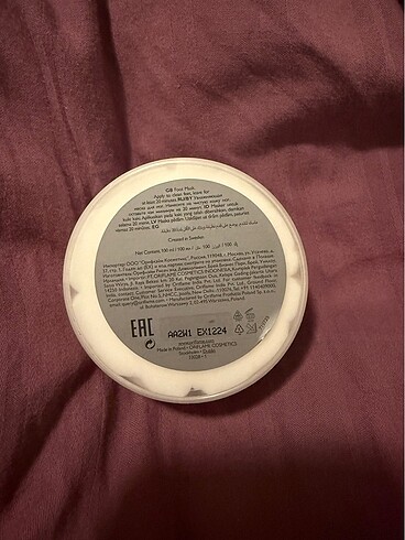  Beden Oriflame ayak maskesi nemlendirici