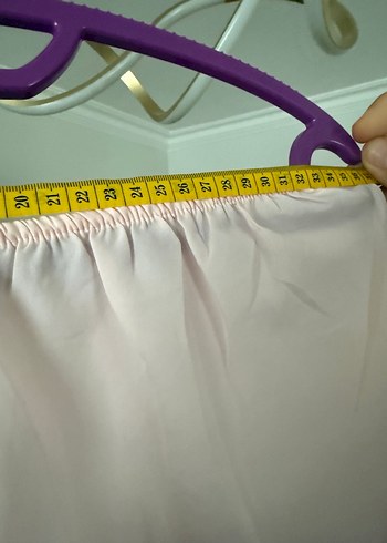 Dantel Detaylı Pembe Mini pijama Şort - Görsel 4