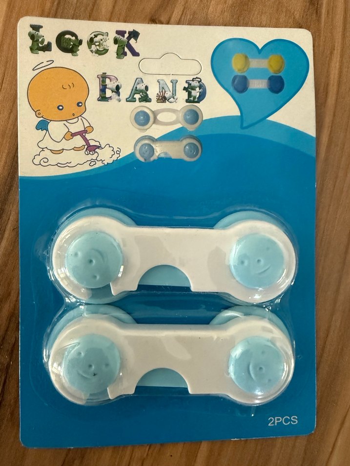 Çocuklar için Mavi Emniyet Kilidi 2'li Set - Görsel 2