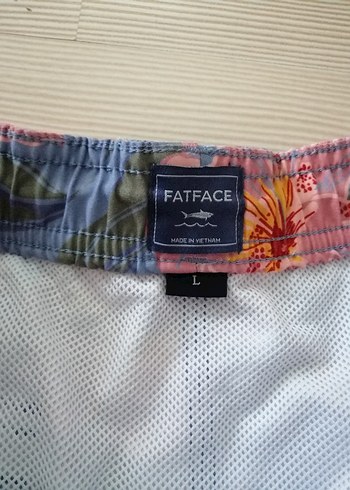 Mavi Çiçek Desenli Rahat deniz Şortu - Görsel 2