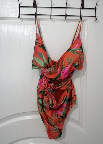 Renkli Bağlamalı Kadın Mayo - Görsel 4