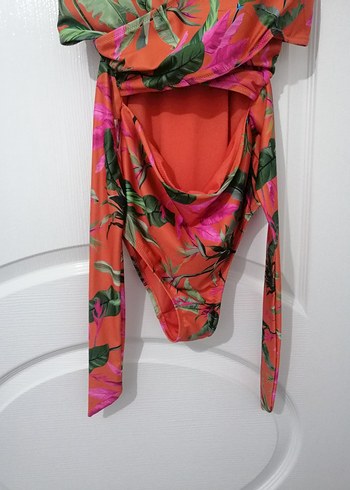 Renkli Bağlamalı Kadın Mayo - Görsel 3