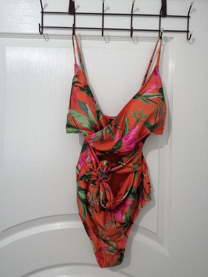 Renkli Bağlamalı Kadın Mayo - Görsel 4