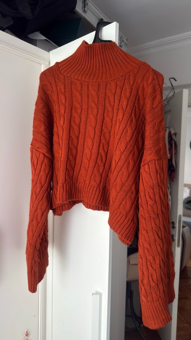 Uzun Triko Elbise - Görsel 5