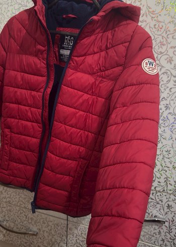 Kırmızı Erkek Çocuk Mont - Görsel 3