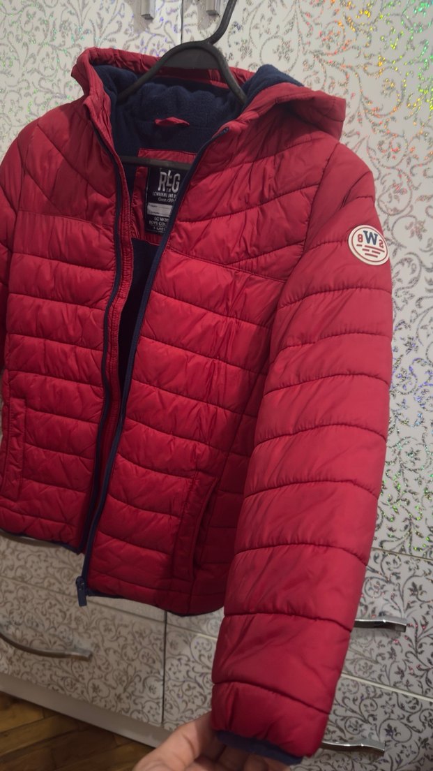 Kırmızı Erkek Çocuk Mont - Görsel 3