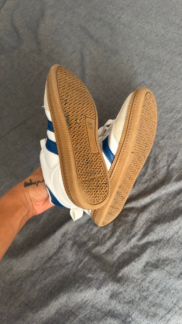 Beyaz Mavi Çizgili erkek çocuk Spor Ayakkabı - Görsel 5