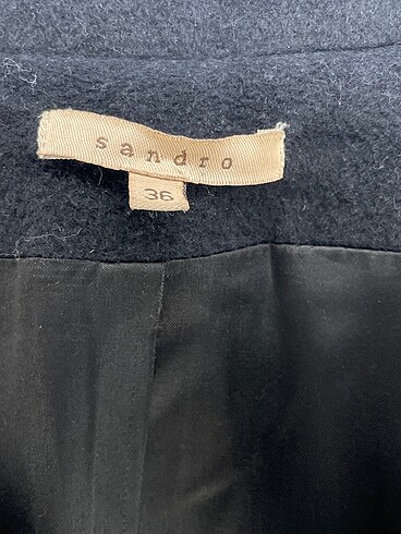 36 Beden siyah Renk Sandro Blazer %70 İndirimli.
