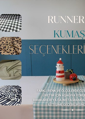 Beden Özel Dikim Keten Runner