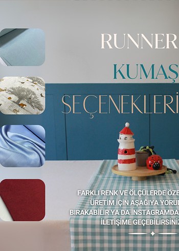 Beden Özel Dikim Keten Runner