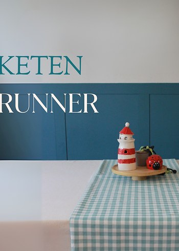Özel Dikim Keten Runner