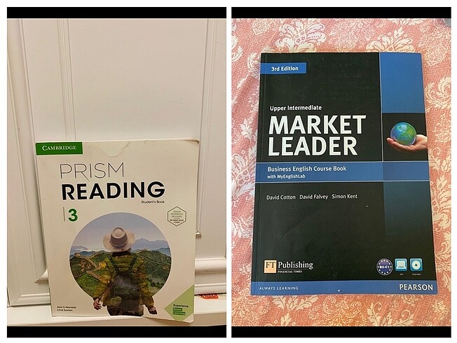 İngilizce kitap prism reading ve market leader