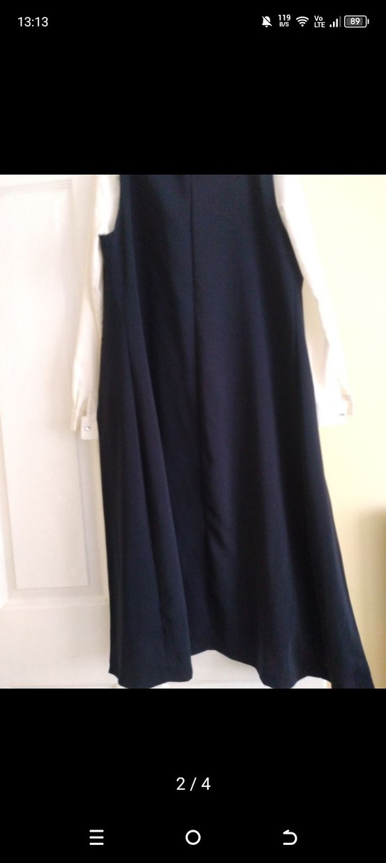 Kemer Detaylı Beyaz Kadın Ofis Gömleği - Görsel 3