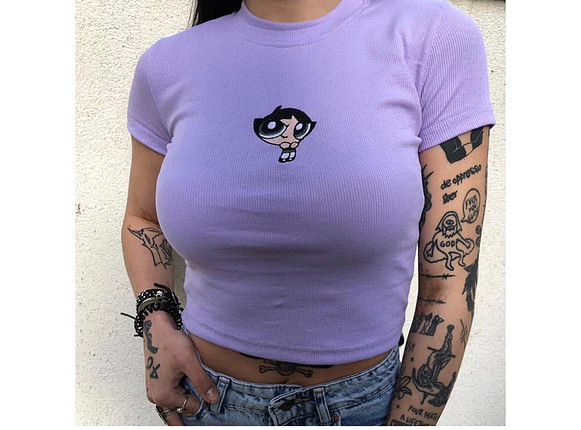 Powerpuff Girls Lila Crop