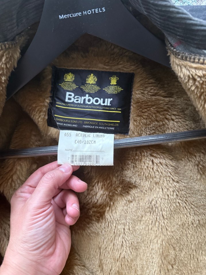 Barbour Siyah yelekli ceket mont - Görsel 4