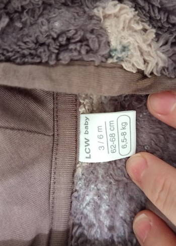 LCW bebek peluş mont - Görsel 3