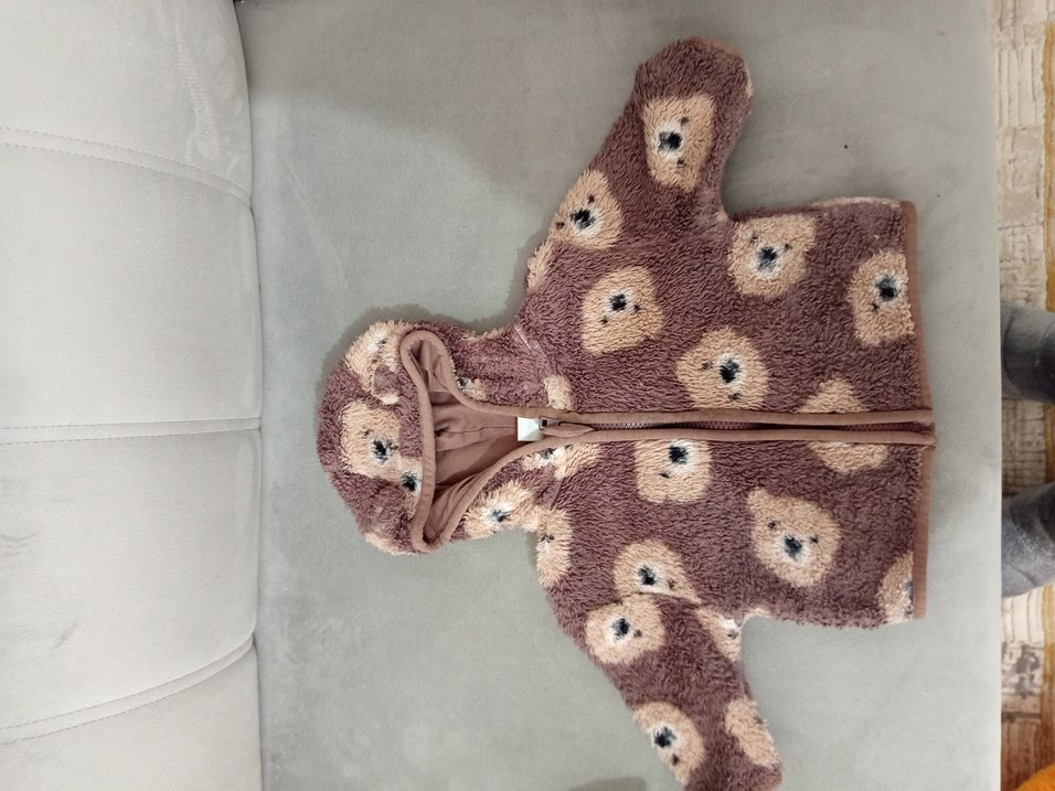 LCW bebek peluş mont - Görsel 2