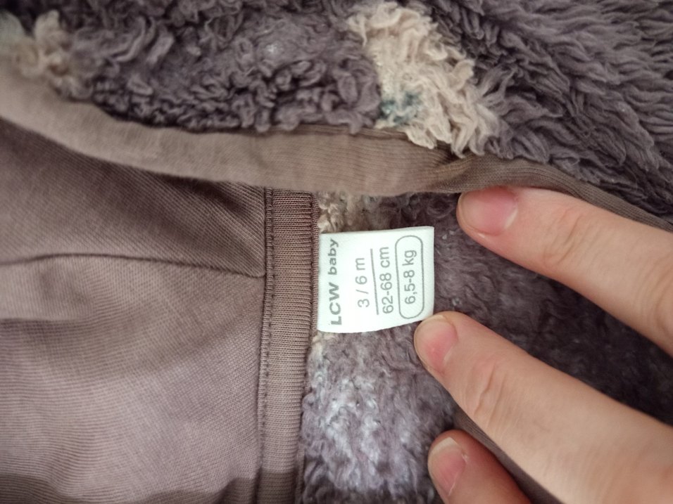 LCW bebek peluş mont - Görsel 3