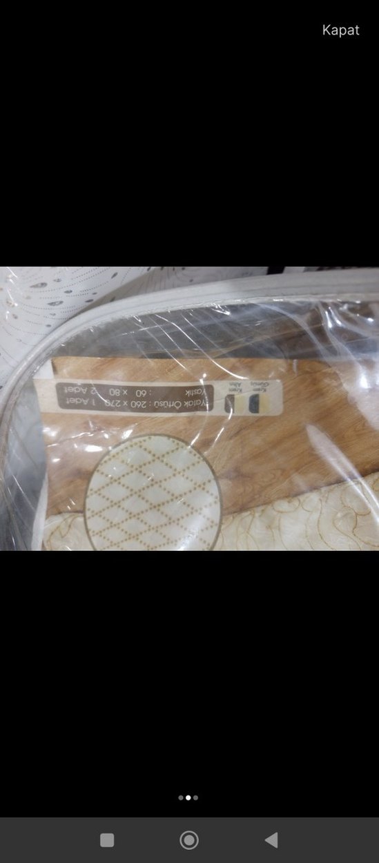 İşlemeli Beyaz Yatak Örtüsü - Görsel 5