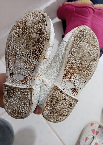 Kız Çocuk Beyaz Dantelli Babet Ayakkabı - Görsel 3