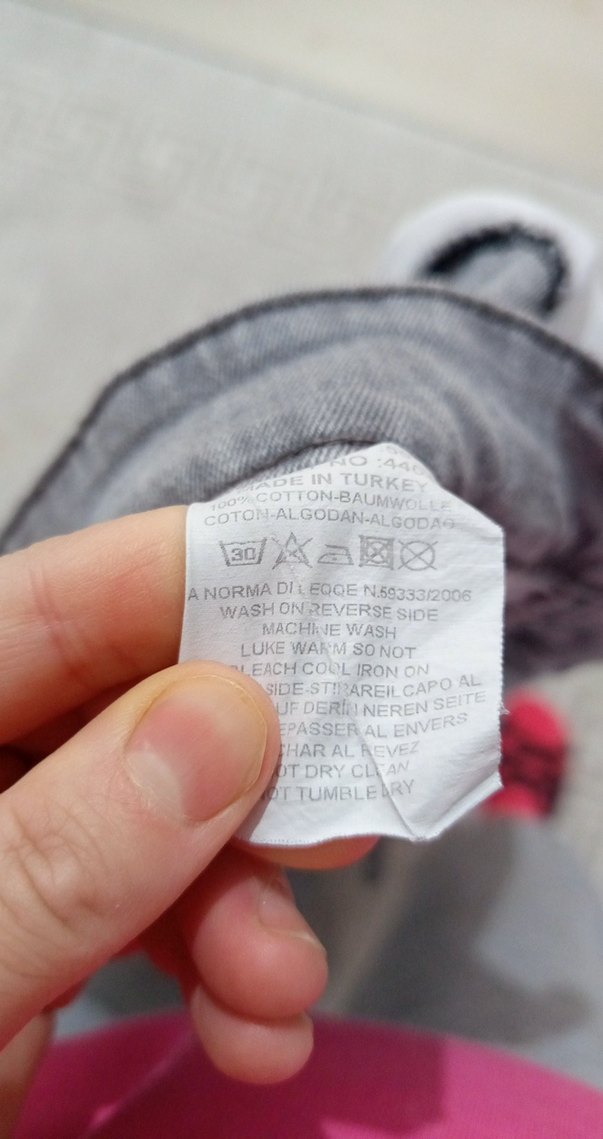 Gri Düğmeli Erkek Kot Pantolon - Görsel 5