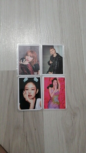 Blackpink fotocard arkalı onlu