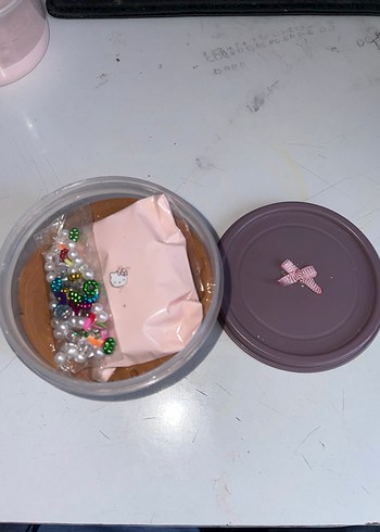 Kawaii Hot Cocoa Tereyağlı slime - Görsel 2