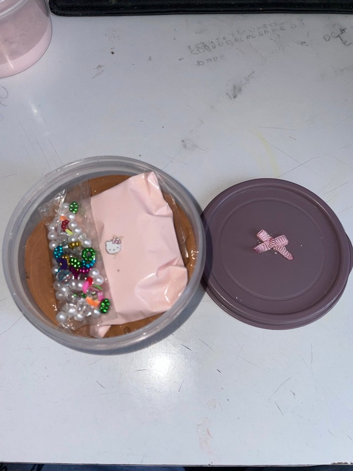 Kawaii Hot Cocoa Tereyağlı slime - Görsel 2