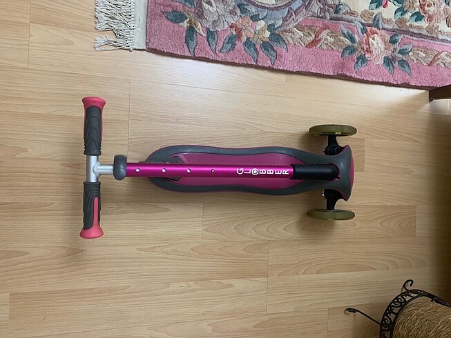 Beden pembe Renk Globber elite deluxe katlanabilir ışıklı scotter