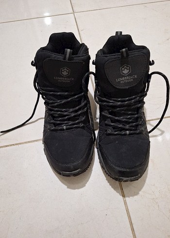 Siyah Bağcıklı Erkek Outdoor Bot - Görsel 3