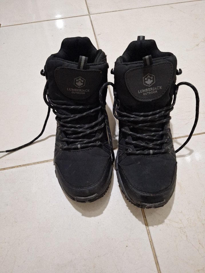 Siyah Bağcıklı Erkek Outdoor Bot - Görsel 3