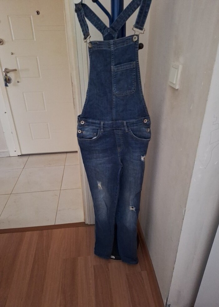 Lc waikiki hamile bahçıvan pantolon - Görsel 2