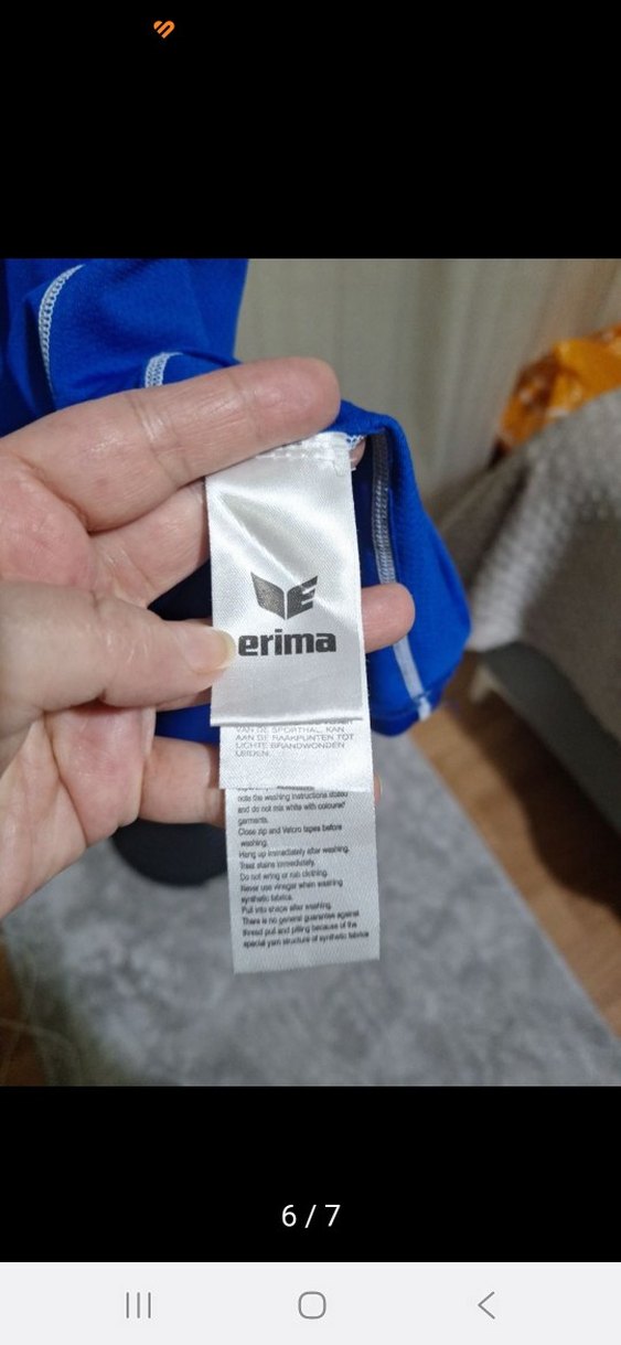 Erima Mavi Erkek Çocuk Kısa Kollu Tişört - Görsel 5