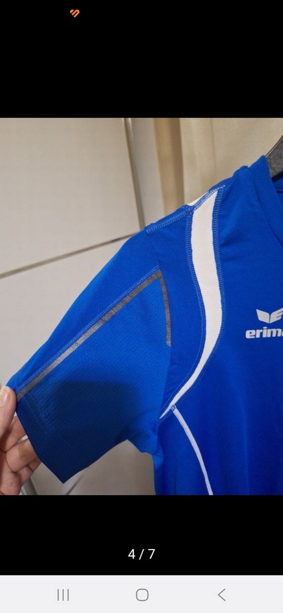 Erima Mavi Erkek Çocuk Kısa Kollu Tişört - Görsel 4