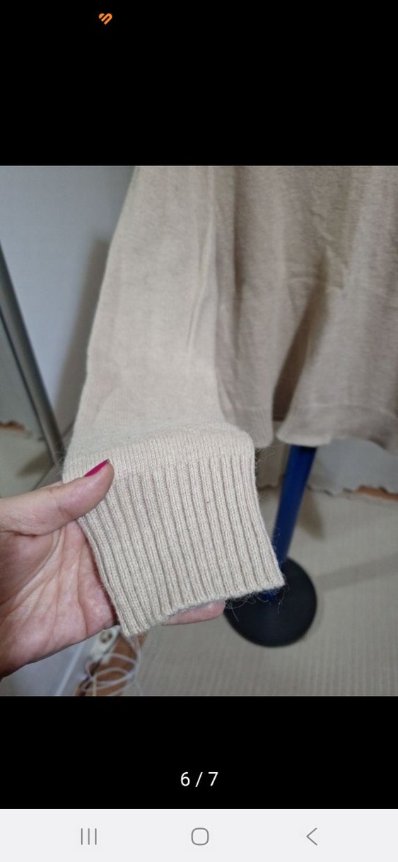 Mango Bej Kadın Kazak - Görsel 5