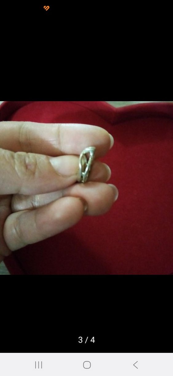 925 ayar hakiki gümüş ö harfi kolye ucu - Görsel 2