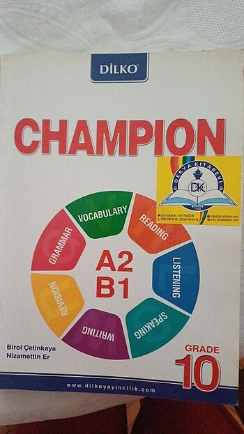 Champion A2 B1 seviye İngilizce kitabı
