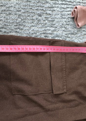 Kadın Kahverengi şort etek - Görsel 6