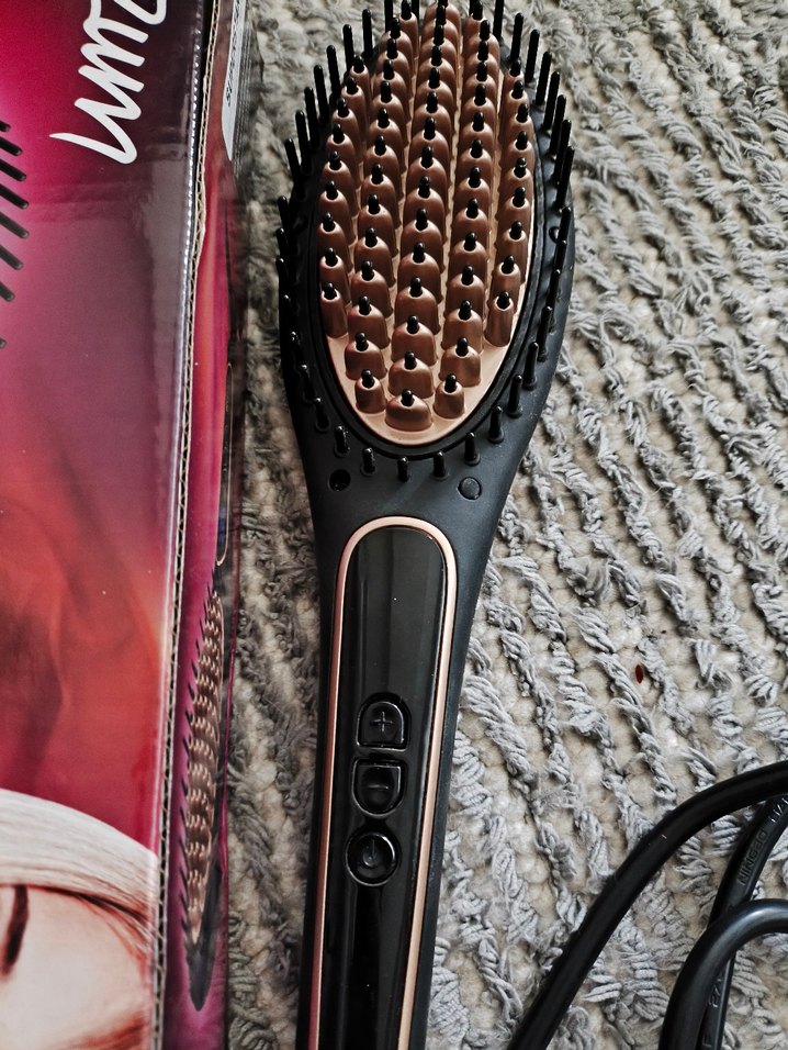 Kahverengi SUPERSTA Saç Düzleştirici Fırça - Görsel 2