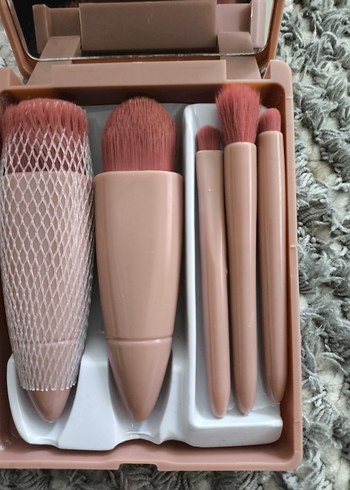 Bej Makyaj Fırça Seti - Görsel 2