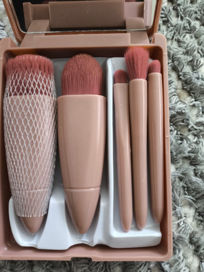 Bej Makyaj Fırça Seti - Görsel 2