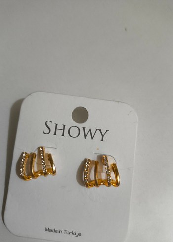 Beden Gold Mini Payetli Sokak Stili Küpe