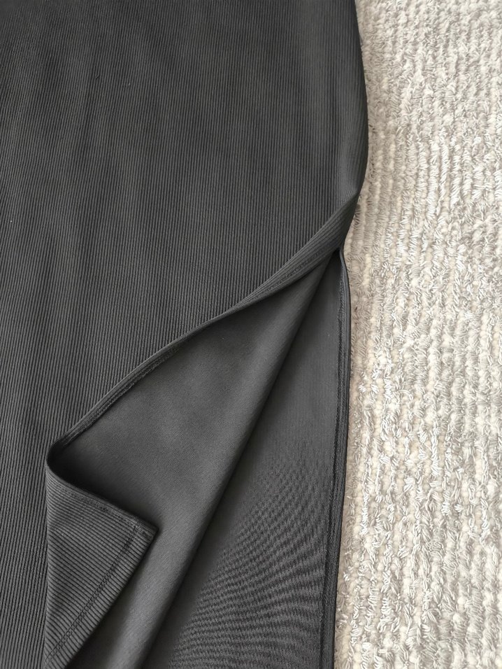 Kadın Siyah Uzun Kalem Etek - Görsel 2