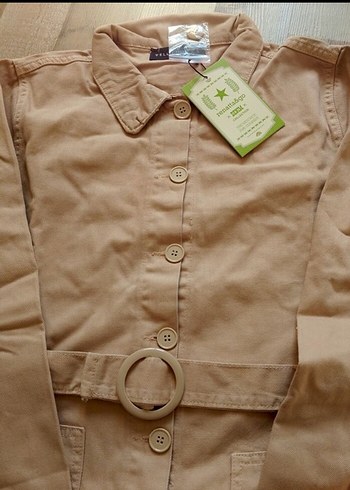 2Adet Sıfır Etiketli Kadın Mont ve Trençkot Jean - Görsel 4