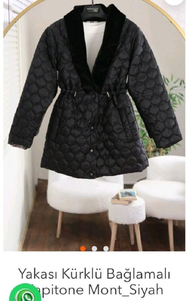 2Adet Sıfır Etiketli Kadın Mont ve Trençkot Jean - Görsel 3