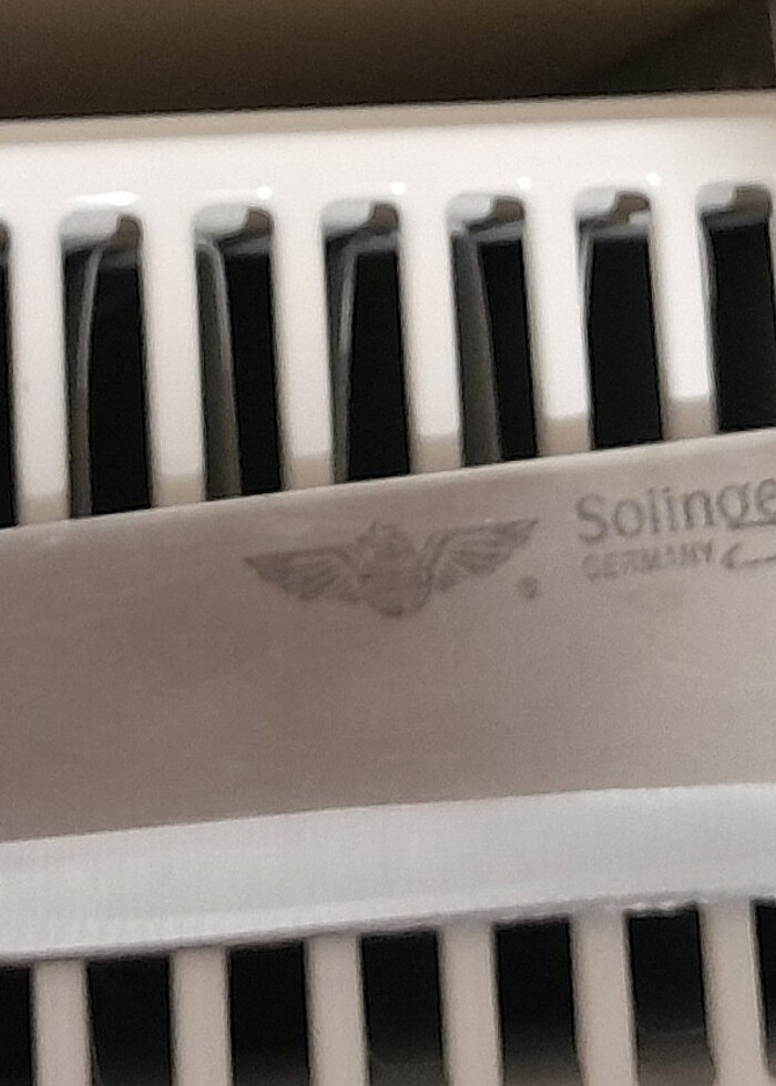 Solingen Alman Malı Şef ve Sıyırma bıçağı  - Görsel 2