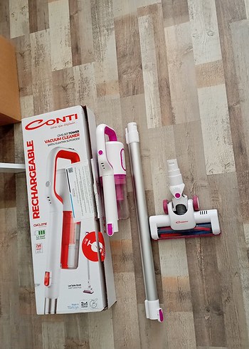 Conti İtalyan Üretim Dikey Süpürge Sarjlı Kablosuz Şarjlı - Görsel 2