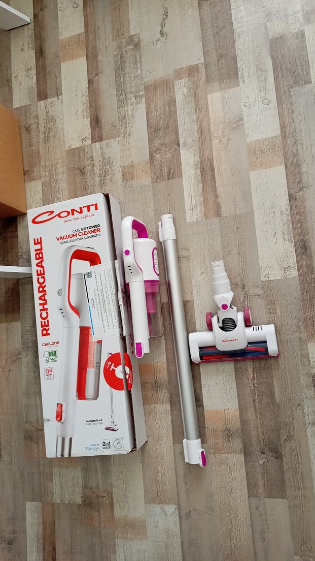 Conti İtalyan Üretim Dikey Süpürge Sarjlı Kablosuz Şarjlı - Görsel 2